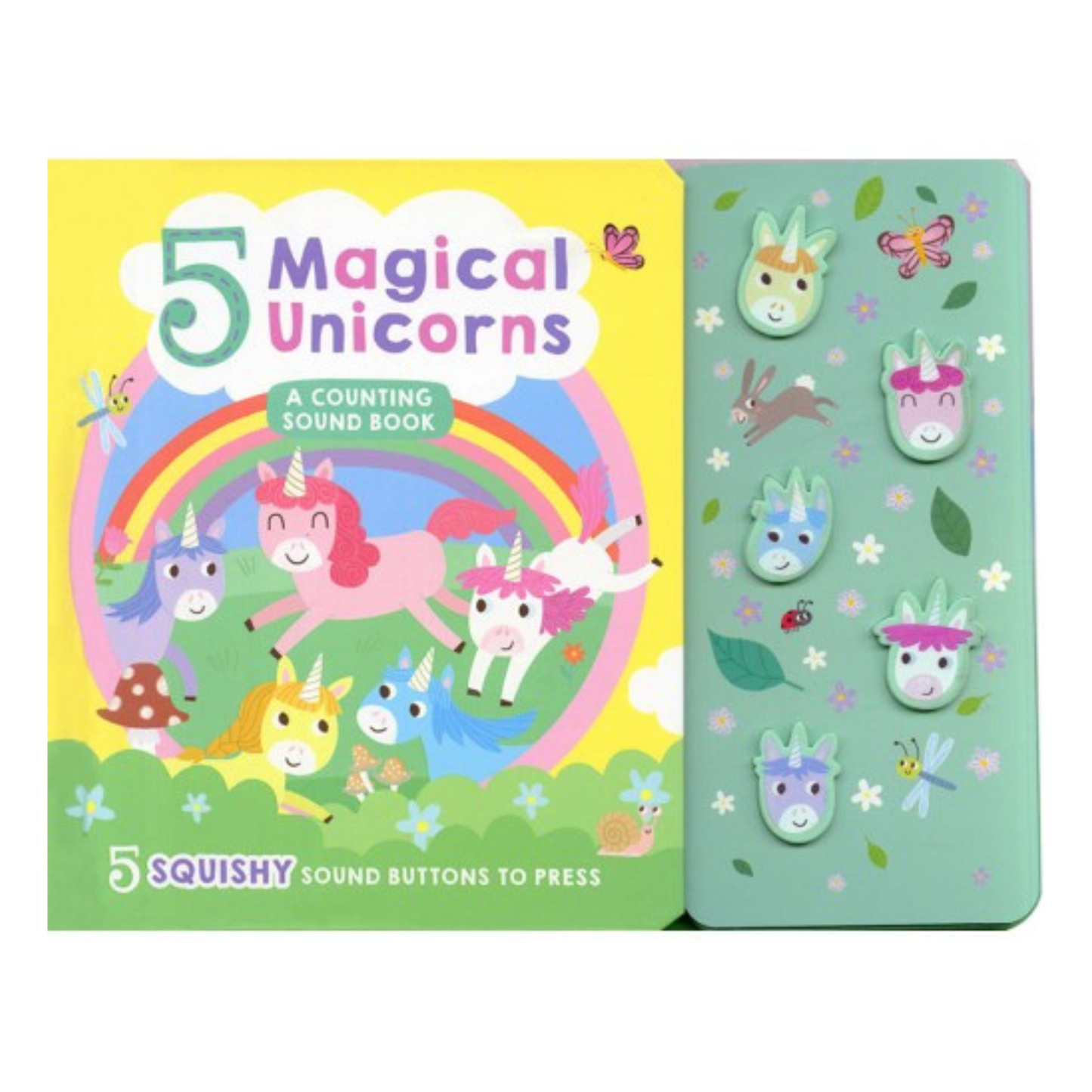 5 Magical Unicorns A Counting Sound Book