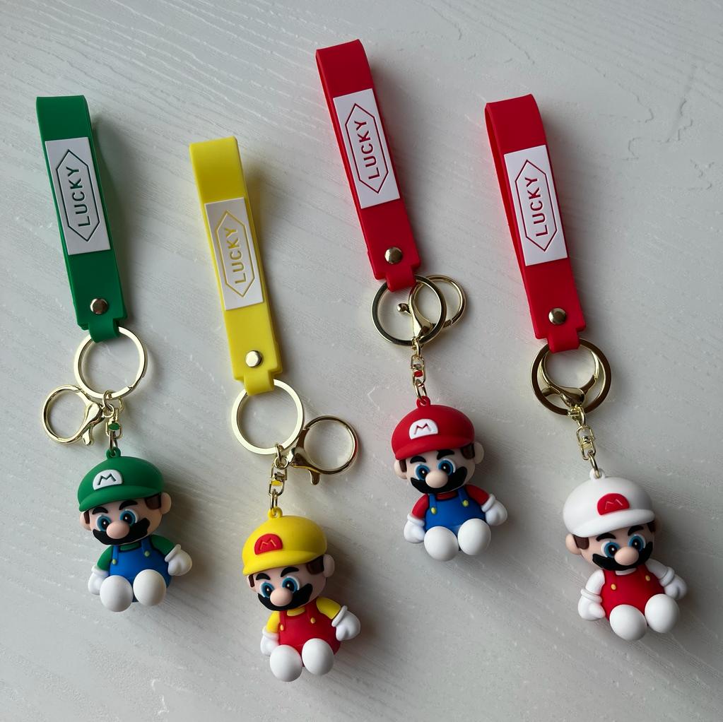 3D Super Mario Keychain Anime Characters