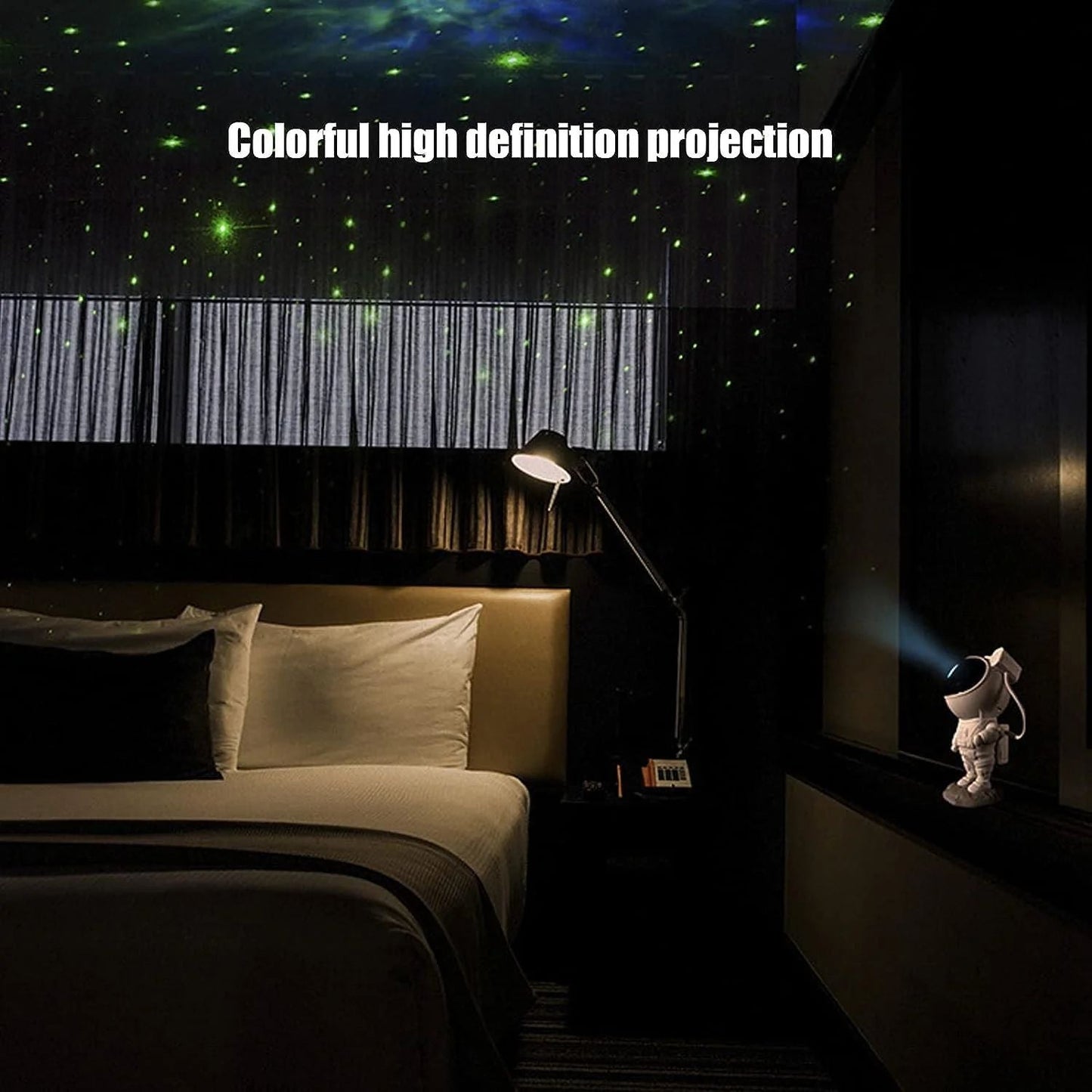 Astronaut Star Projector Night Light for Kids & Adults - Remote Control