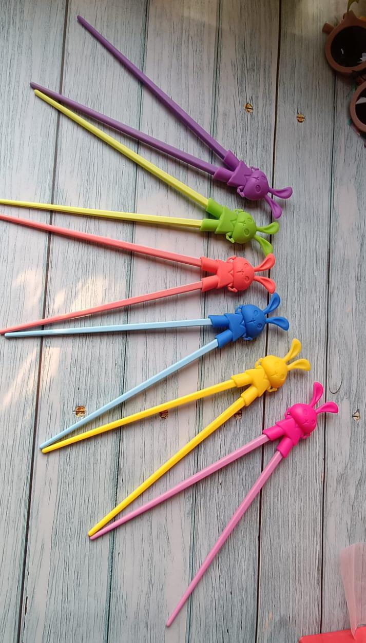 Cute Silicone Cartoon Baby Chopsticks
