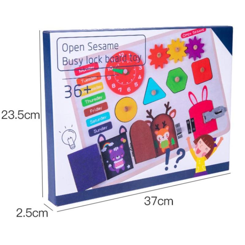 Open Busy lock Board Toy