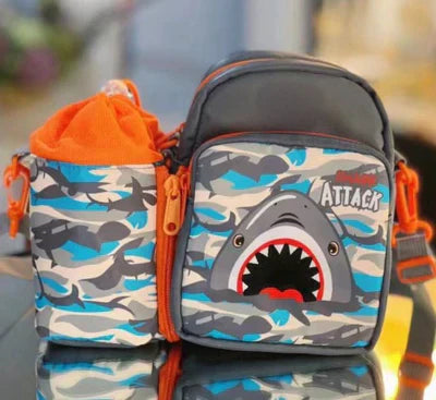 2 in 1 Sling Lunch Bags with Detachable Bottle Space