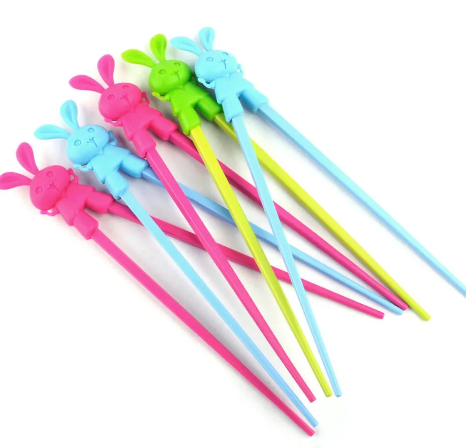 Cute Silicone Cartoon Baby Chopsticks