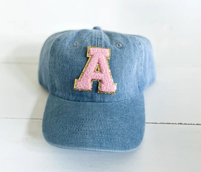 Personalized Cap β Custom Embroidered with 1 Initial & 1 Patch (Free) π§’β¨