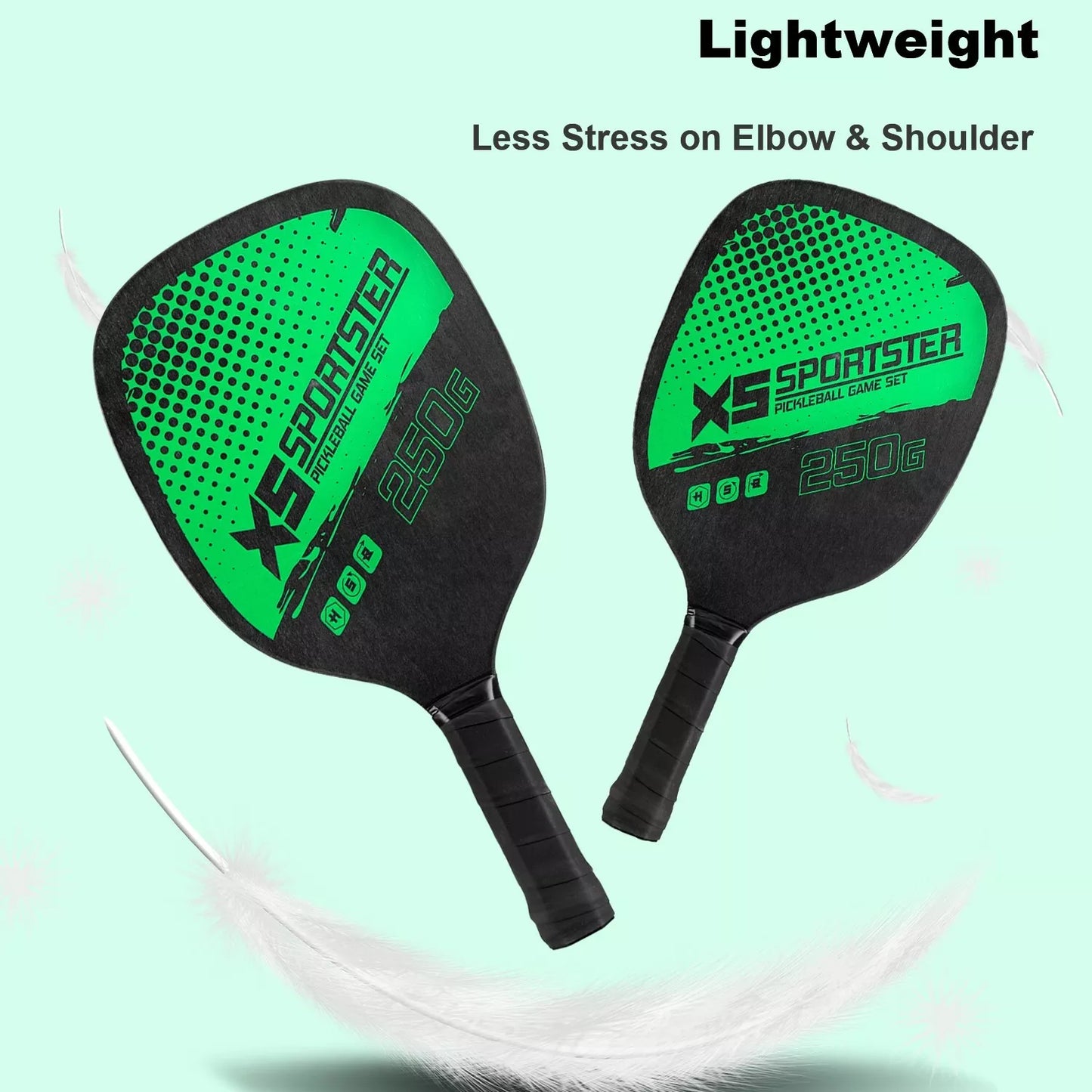 Premium Pickleball Paddle Set | Complete Set with 4 Pickleballs & Carry Bag | Perfect for Beginners & Pros