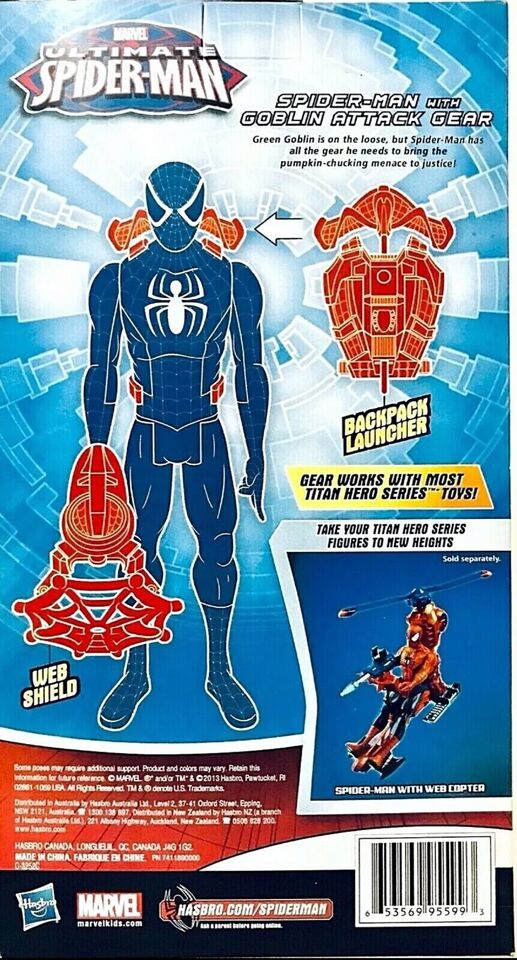 Marvel Ultimate Spider-Man Figure with Attack Gear