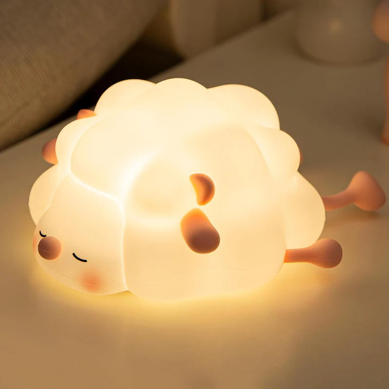 Silicone Night Light for Kids β Soft & Safe, USB Rechargeable, Auto-Off Timer, Soothing Bedtime Glow