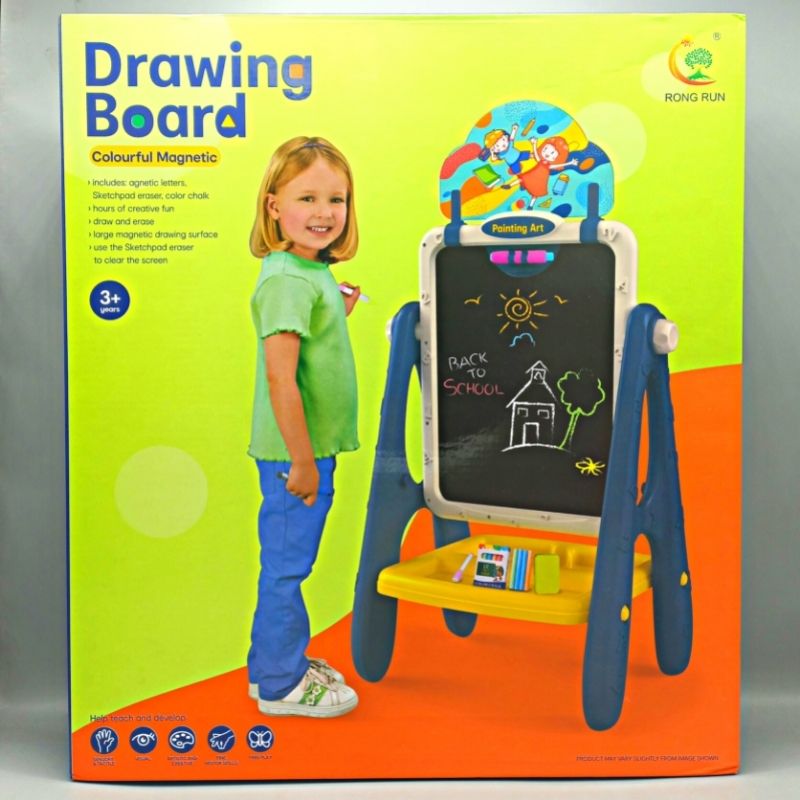 Drawing Board for Toddlers 2 in 1-Colourful Magnetic – JrBillionaire