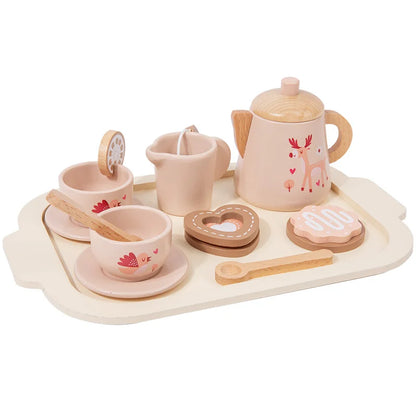 Wooden Afternoon Tea Set