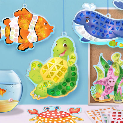 DIY Mirror Mosaic Art and Craft Kit (Big)