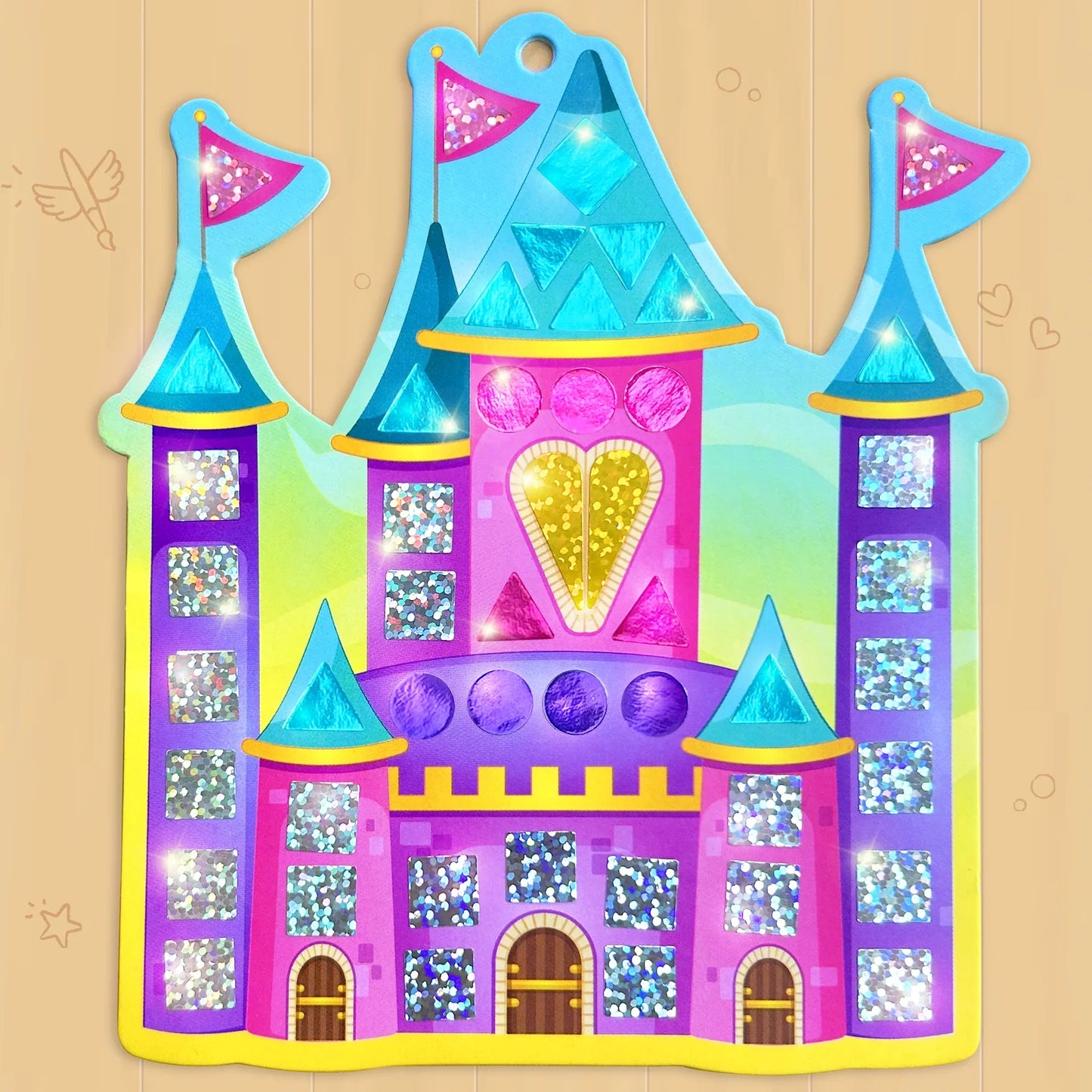 DIY Mirror Mosaic Art and Craft Kit (Big)