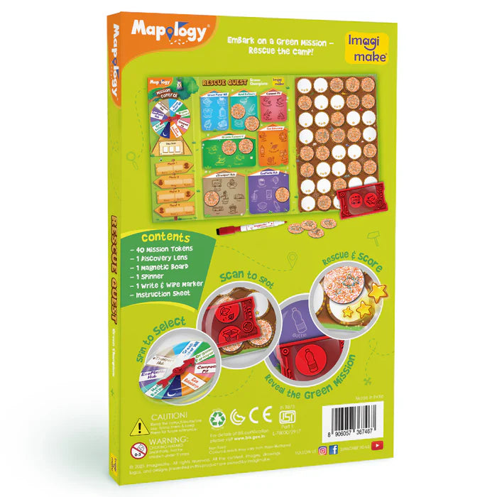 Rescue Quest – Green Champions | Eco Adventure Board Game for Kids