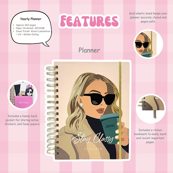 The Classy Edition (2026 Planner Combo)