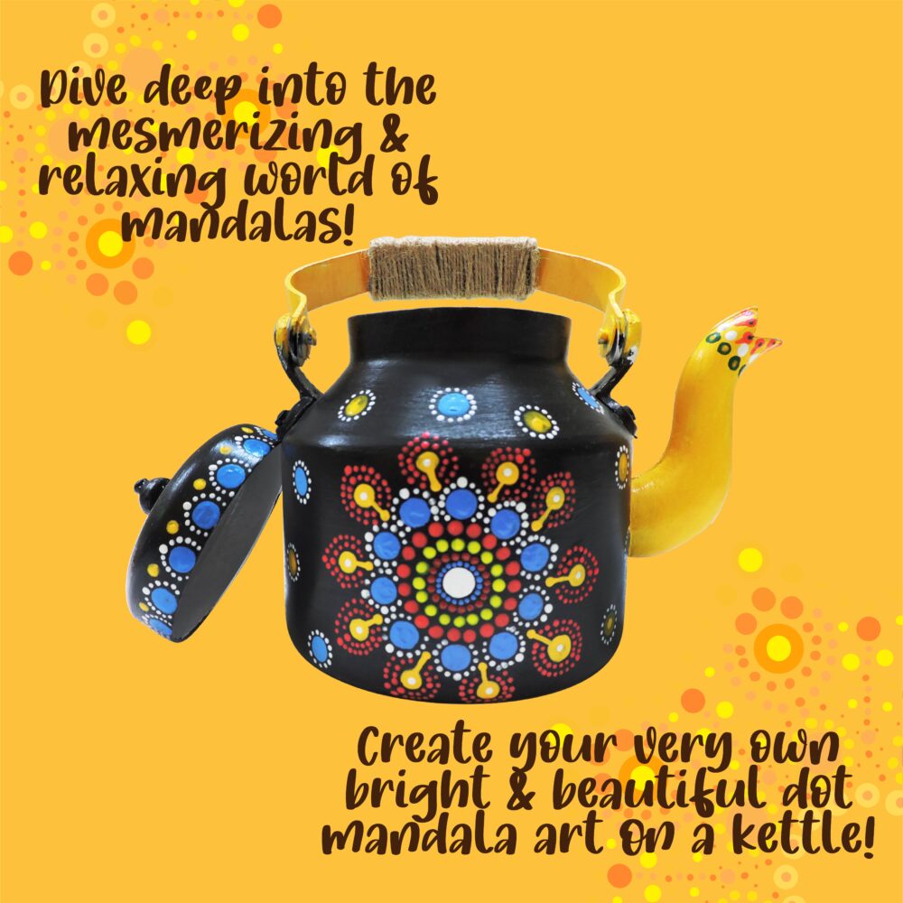 Paint Your Own Dot Mandala Kettle