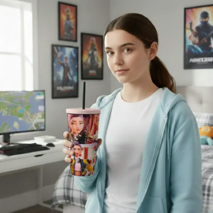 K-Pop Demon 700ml Stainless Steel Tumbler Sipper