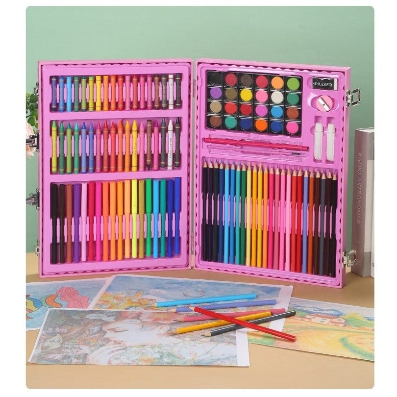 Happy Forever Wooden Art Set - 128 Pieces