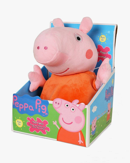 Peppa Pig Singing Plush Toy – Press My Hand to Hear Me Sing! | Soft & Cuddly Musical Peppa for Kids