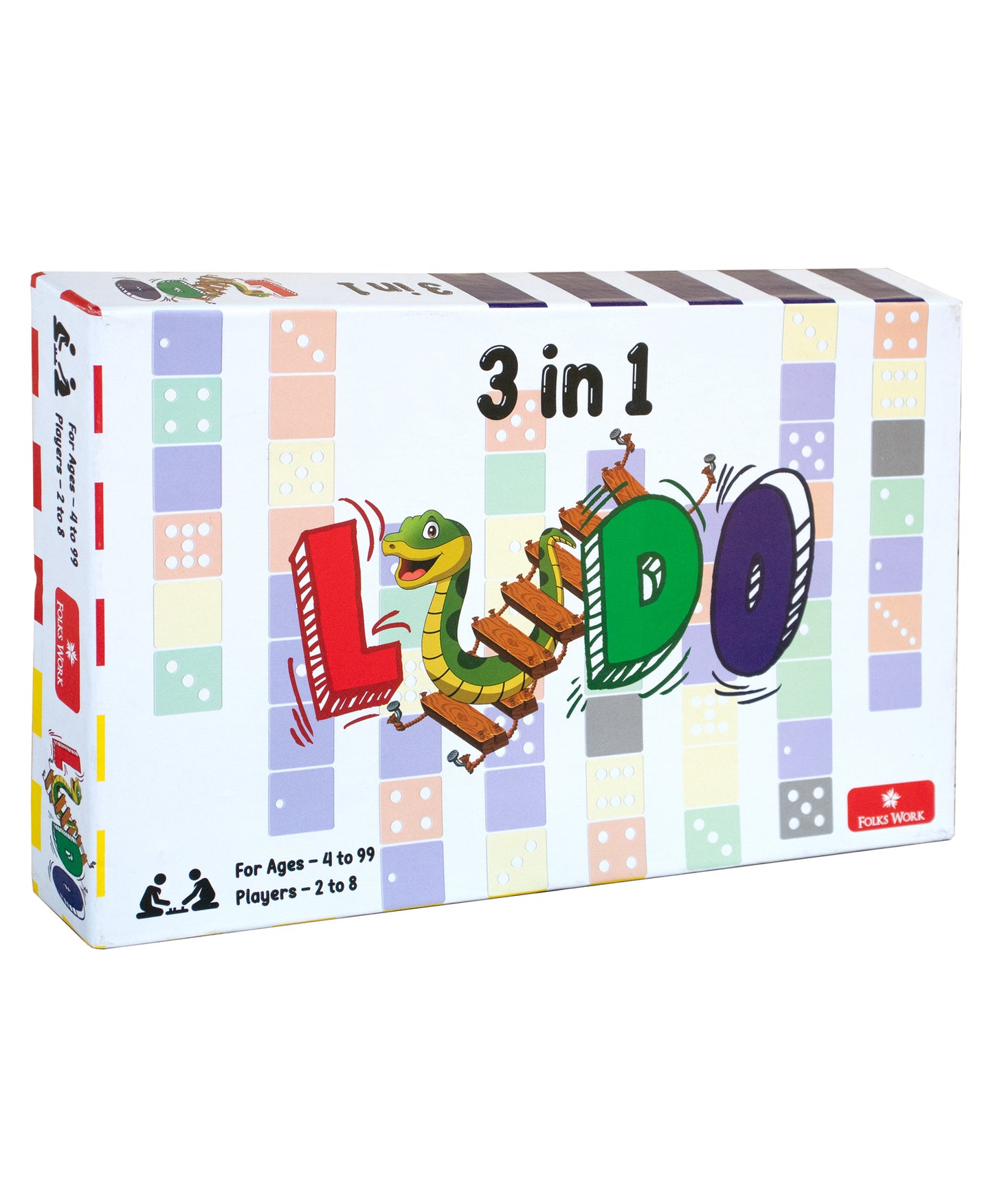 Ludo 3 in 1 Board Game