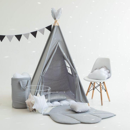 Kid’s Portable Teepee Tents With Cushion