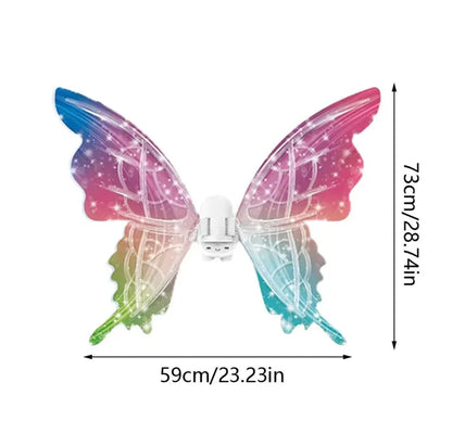 Electric Butterfly Fairy Wings-Musical with Glowing LED Lights