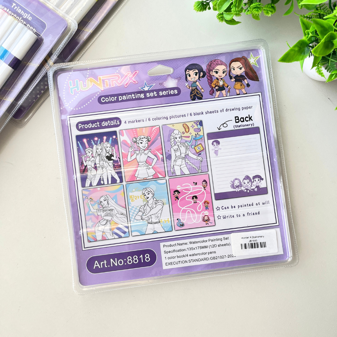 Huntrx Paint & Write Stationery Set