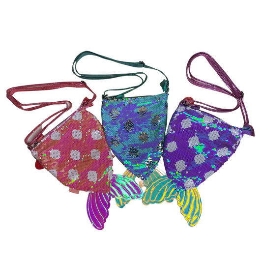 Adjustable Sequin Glitter Sling Bag