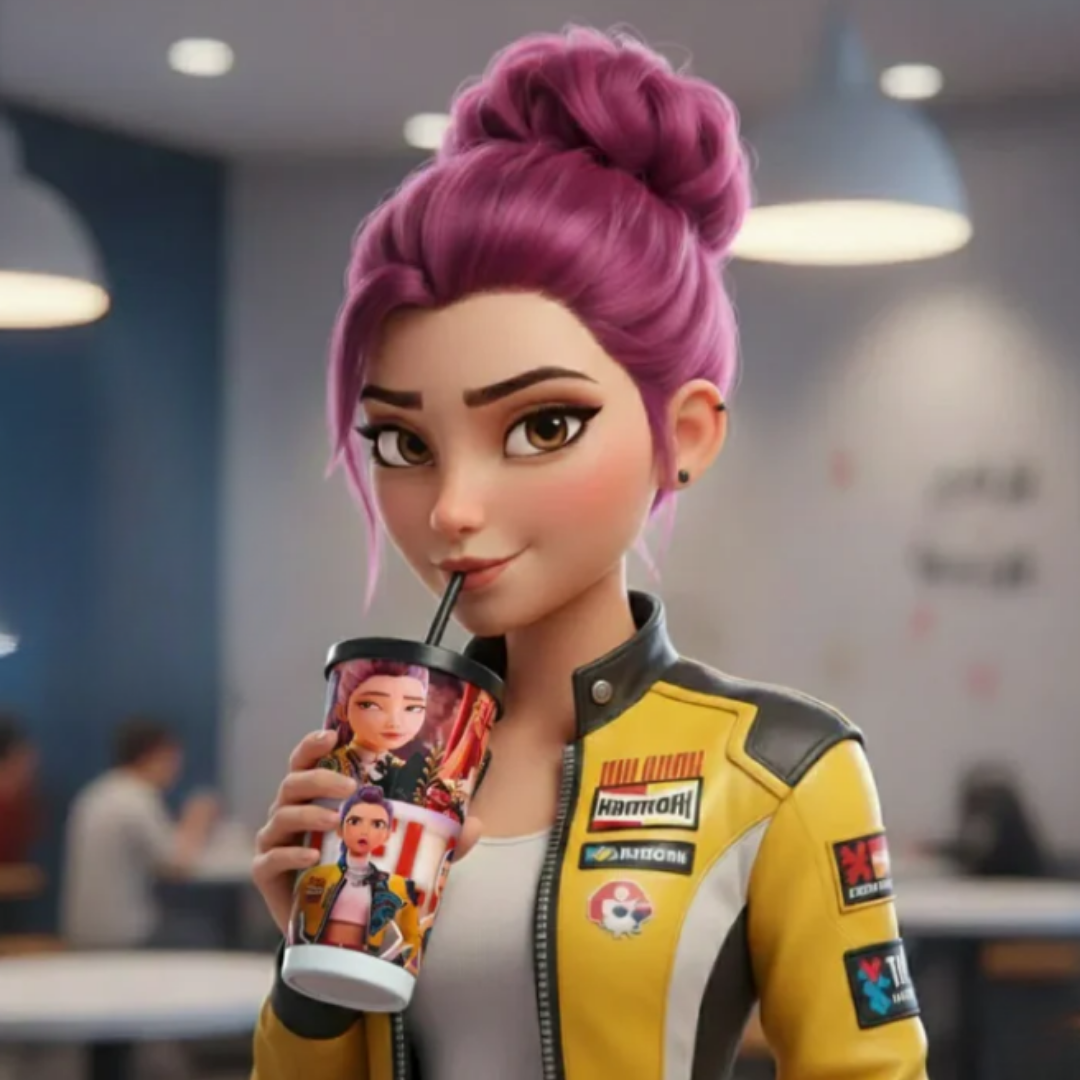 K-Pop Demon 700ml Stainless Steel Tumbler Sipper