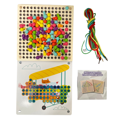 Multi Functional Threading Board for Toddlers