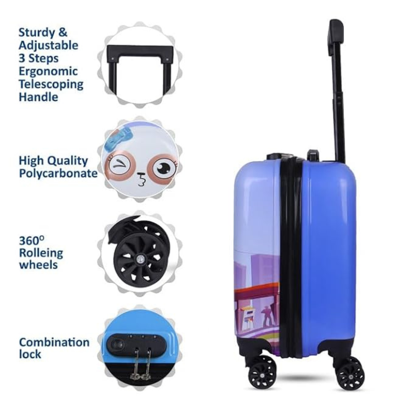 Kids Carry On Luggage with Wheels