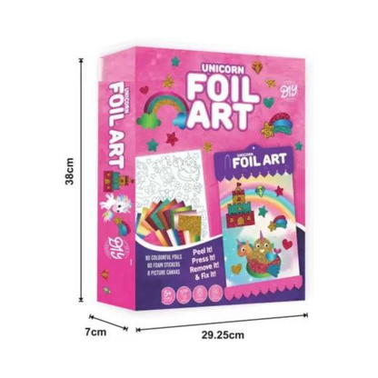 Unicorn Foil Art And Craft Activity Kit – JrBillionaire