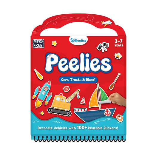 Peelies: Cars, Trucks & More! | Reusable Sticker Activity Book
