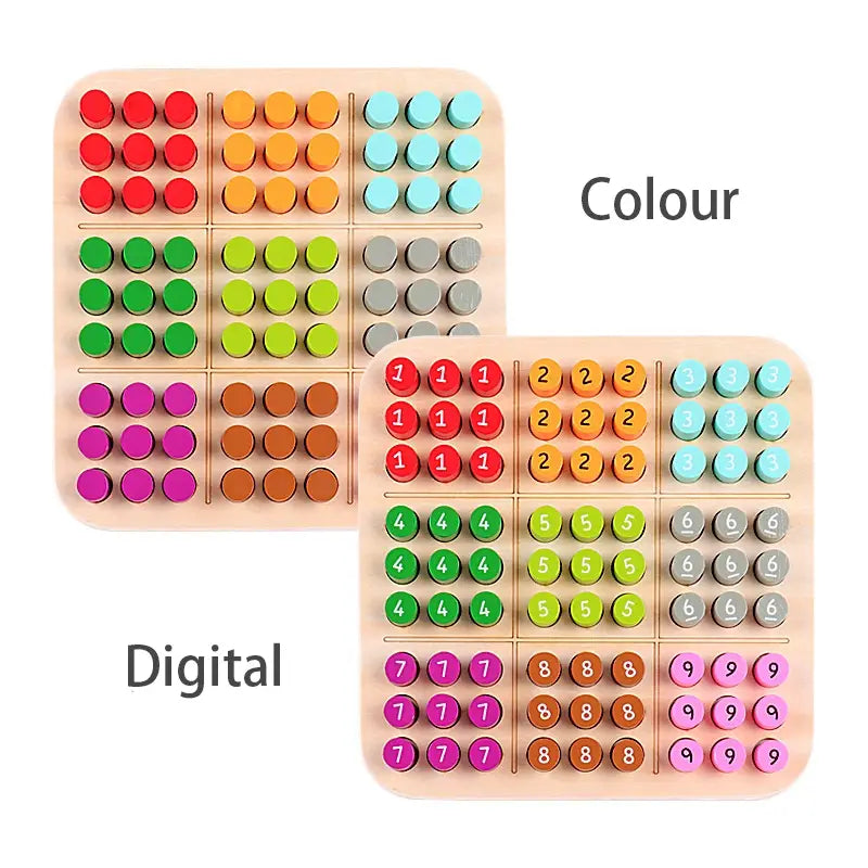 Wooden Sudoku Puzzle Game