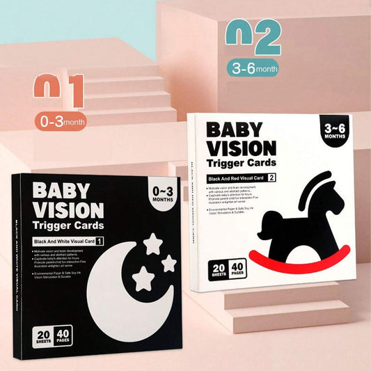 Baby Vision Educational Black & White Visual Cards
