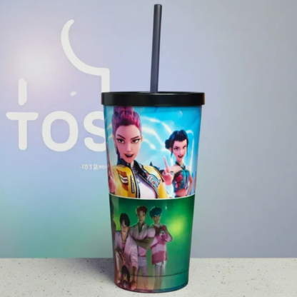 K-Pop Demon 700ml Stainless Steel Tumbler Sipper