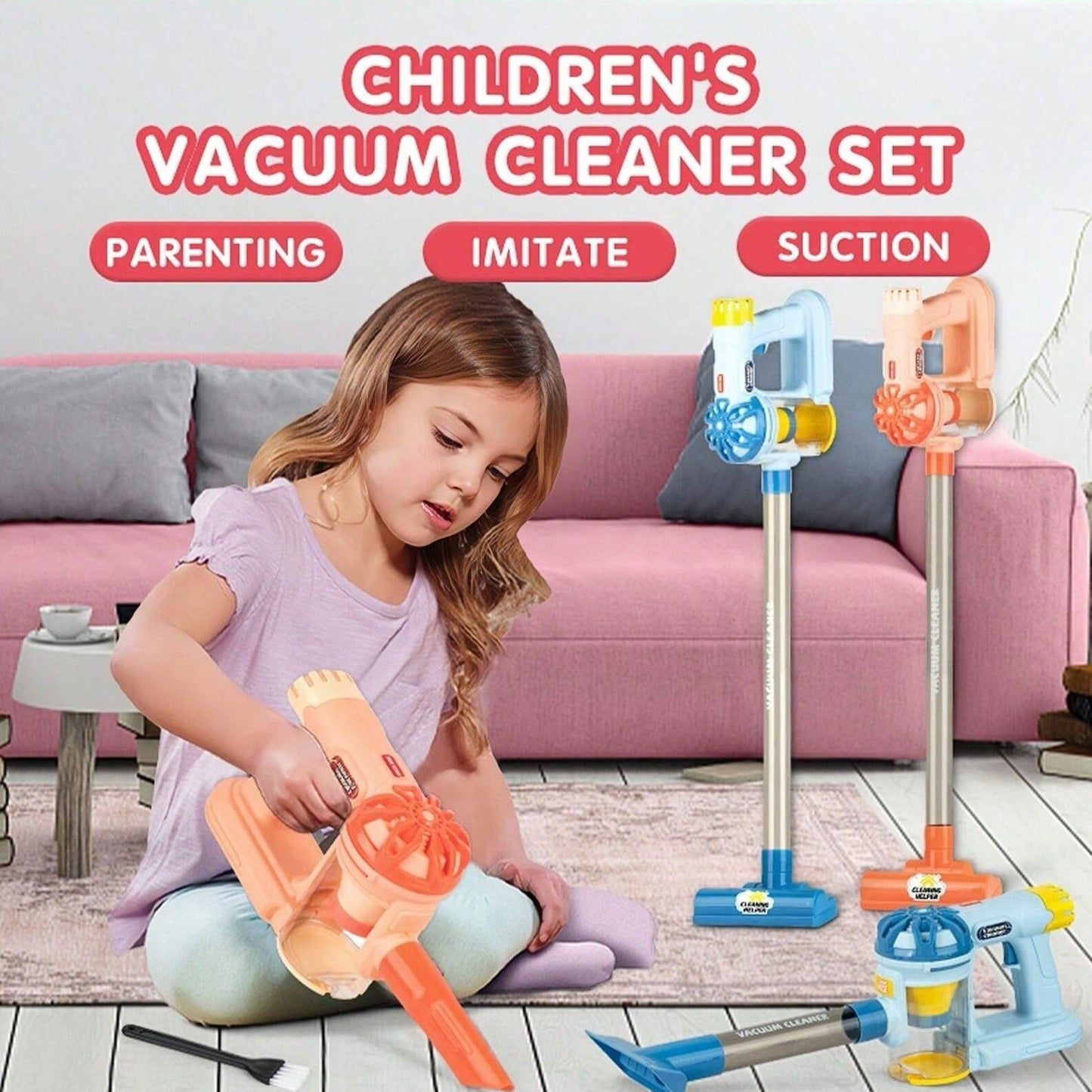 Play House Series - Vacuum Cleaner Cleaning Toys