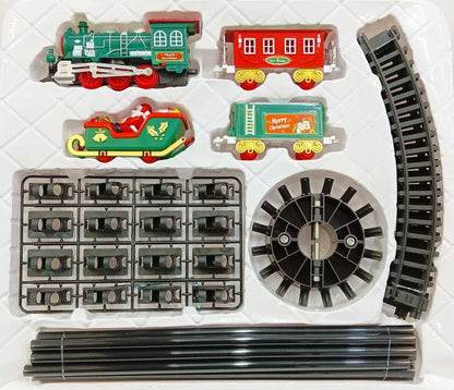 Santa’s Sound & Light train around the tree