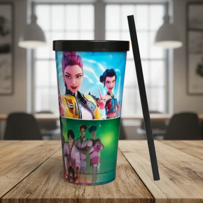 K-Pop Demon 700ml Stainless Steel Tumbler Sipper