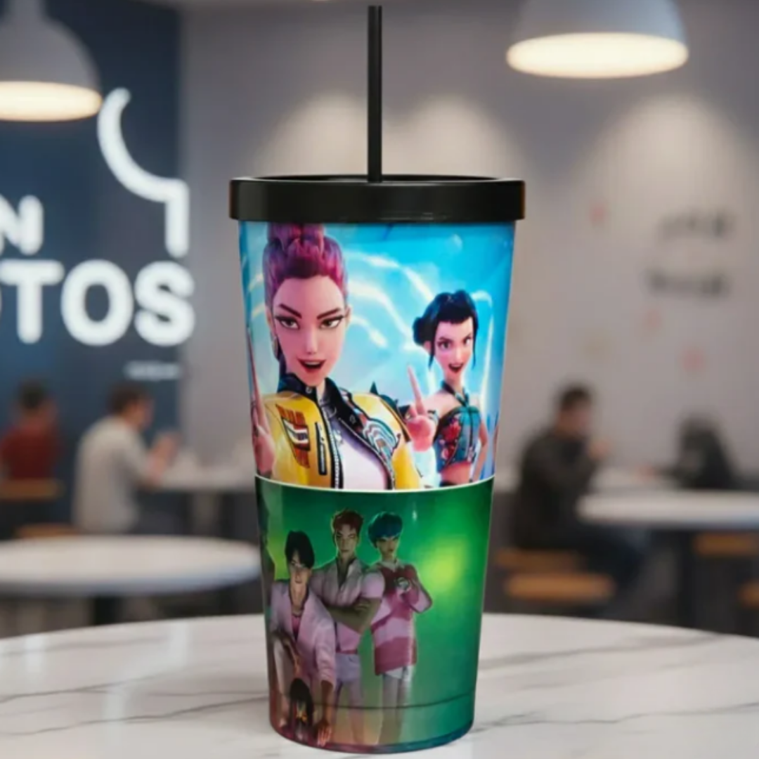 K-Pop Demon 700ml Stainless Steel Tumbler Sipper