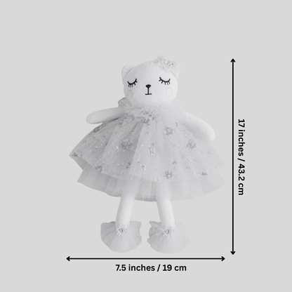 Kitty Cat Doll - Peachy Pink Ballerina