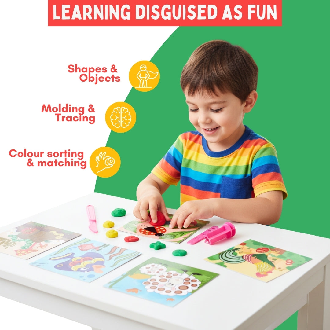 PEPPLAY DOUGH ART KIT - NATURE