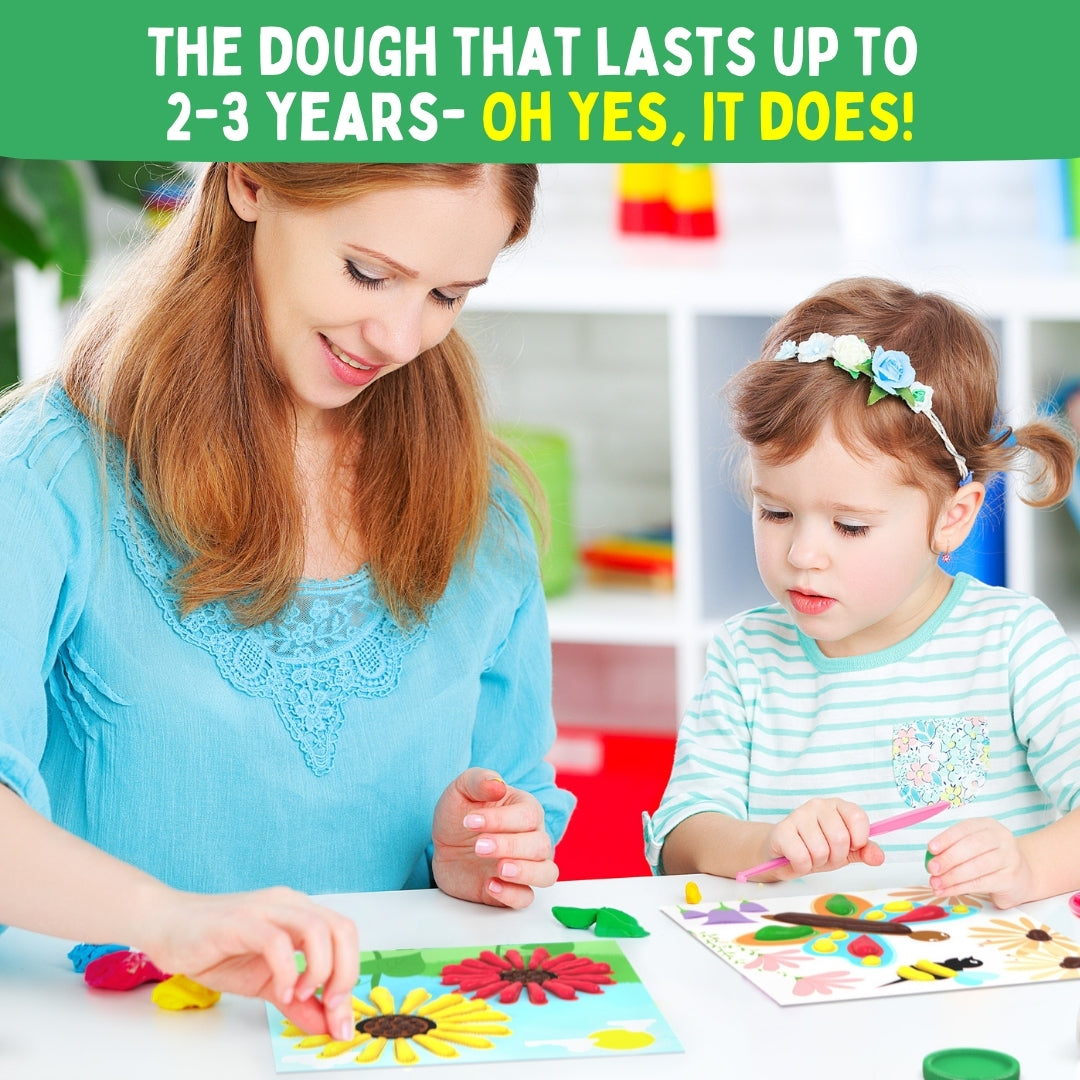 PEPPLAY DOUGH ART KIT - NATURE