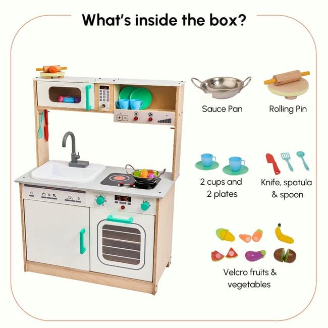 Kitchen Set with Running Water Sink