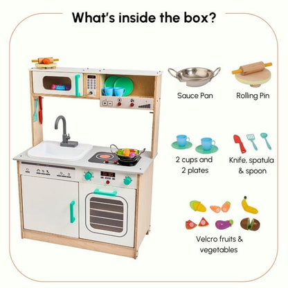 Kitchen Set with Running Water Sink