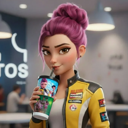 K-Pop Demon 700ml Stainless Steel Tumbler Sipper