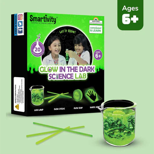 Glow in the Dark Science Lab Educational Kit for Kids