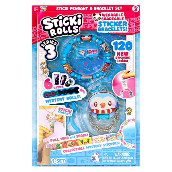 Sticki Rolls Series 3 Pendant & Bracelet