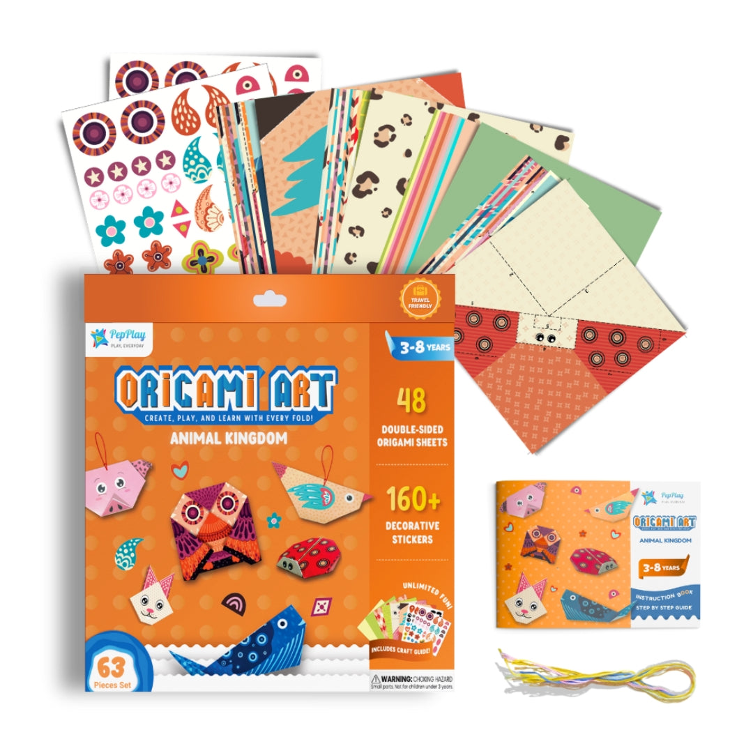 PEPPLAY ORIGAMI ART- ANIMAL KINGDOM