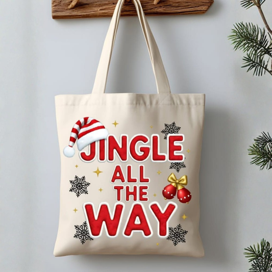 Personalised Christmas Tote Bag
