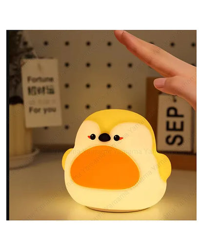 Silicone Night Light for Kids – Soft & Safe, USB Rechargeable, Auto-Off Timer, Soothing Bedtime Glow