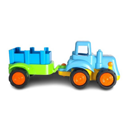 Tractor with Trolly Toy for Kids